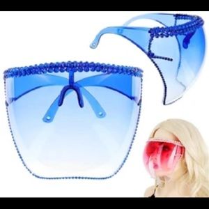 FACE SHIELDS WITH BLING
